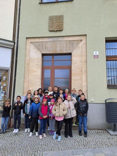 Žáci 3. A na MěÚ Boskovice