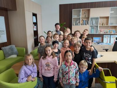 Žáci 3. A na MěÚ Boskovice