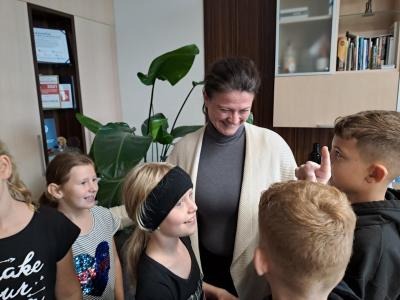 Žáci 3. A na MěÚ Boskovice
