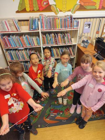 Chvilka s indiány v městské knihovně