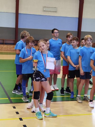 Skvělý úspěch našich žáků v okresním kole přehazované!