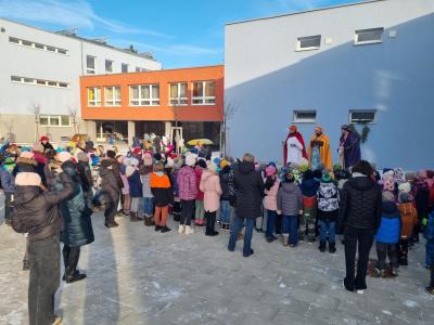Tři králové navštívili naši školu