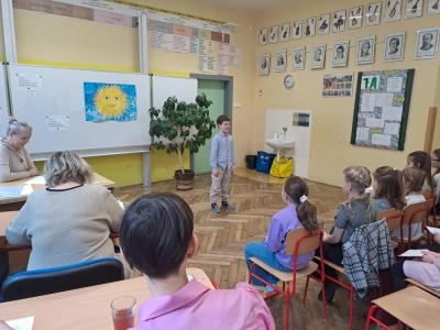 Žáci na recitační soutěži v Lysicích