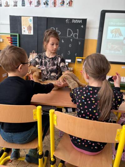 Prvňáčci se učili o lese